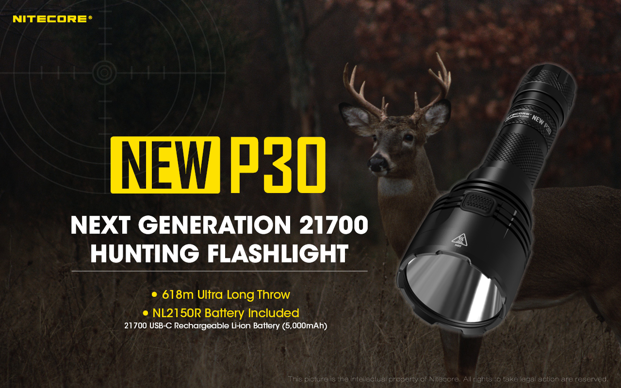 Nitecore NEW P30 flashlight